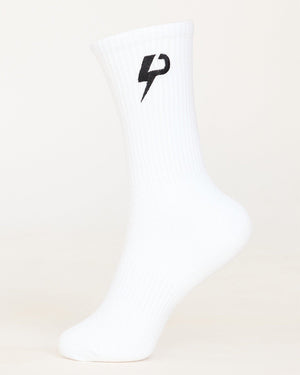 Premium Embroidered Logo Crew Socks