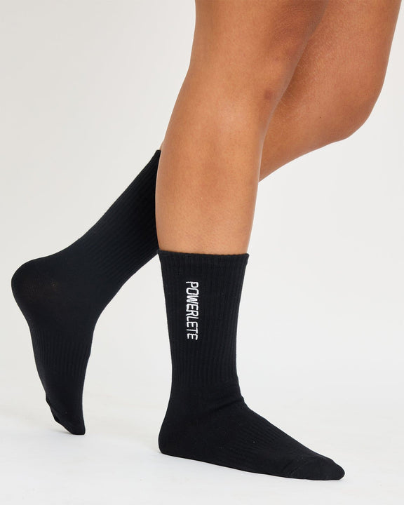 Premium bestickte Crew-Socken - hover image